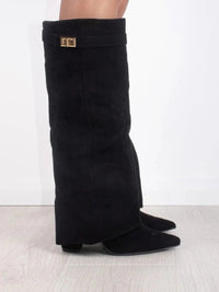 Anastasia™ | Foldover Cuff Knee High Boots