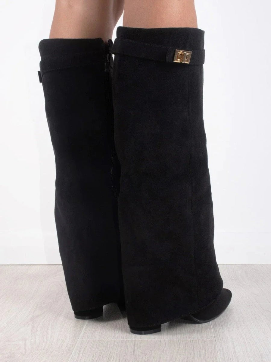 Anastasia™ | Foldover Cuff Knee High Boots