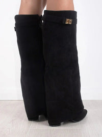 Anastasia™ | Foldover Cuff Knee High Boots