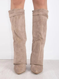 Anastasia™ | Foldover Cuff Knee High Boots