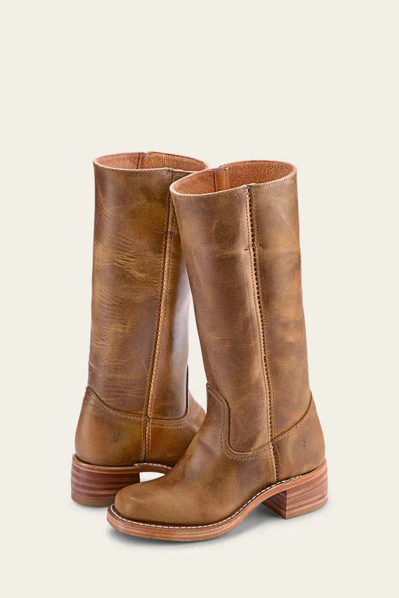 Meredith™ | Classic Block Heel Riding Boots