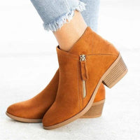 Piper™ | Side Zip Suede Ankle Boots