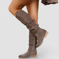 Isadora™ | Slouchy Suede Knee High Boots