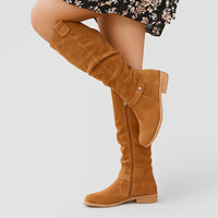 Isadora™ | Slouchy Suede Knee High Boots