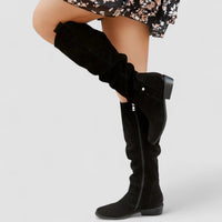 Isadora™ | Slouchy Suede Knee High Boots
