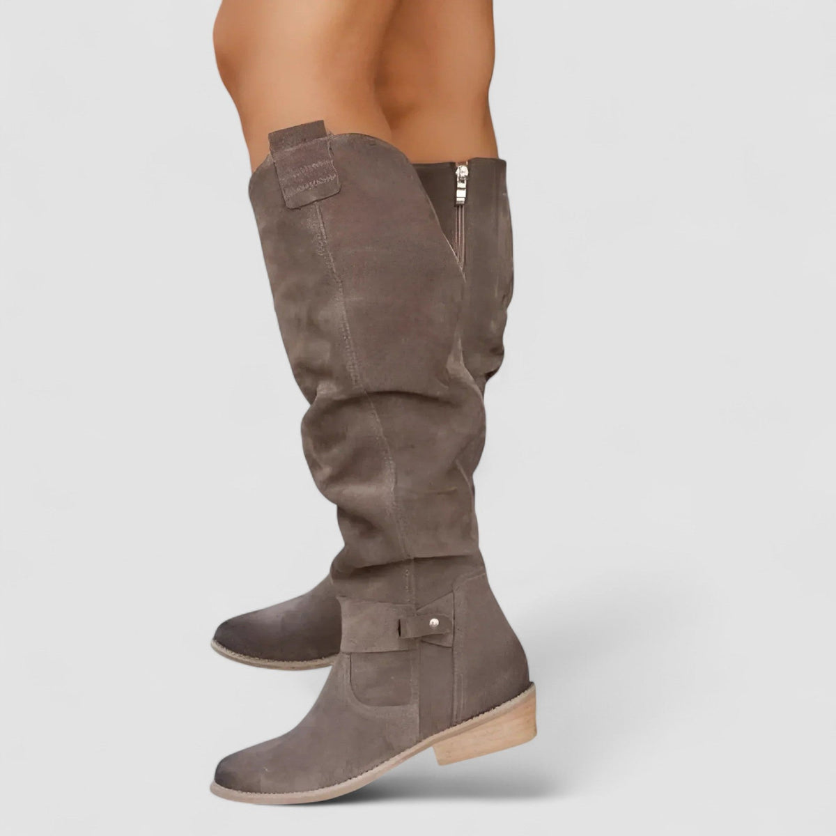 Isadora™ | Slouchy Suede Knee High Boots