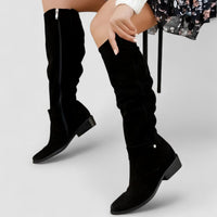 Isadora™ | Slouchy Suede Knee High Boots
