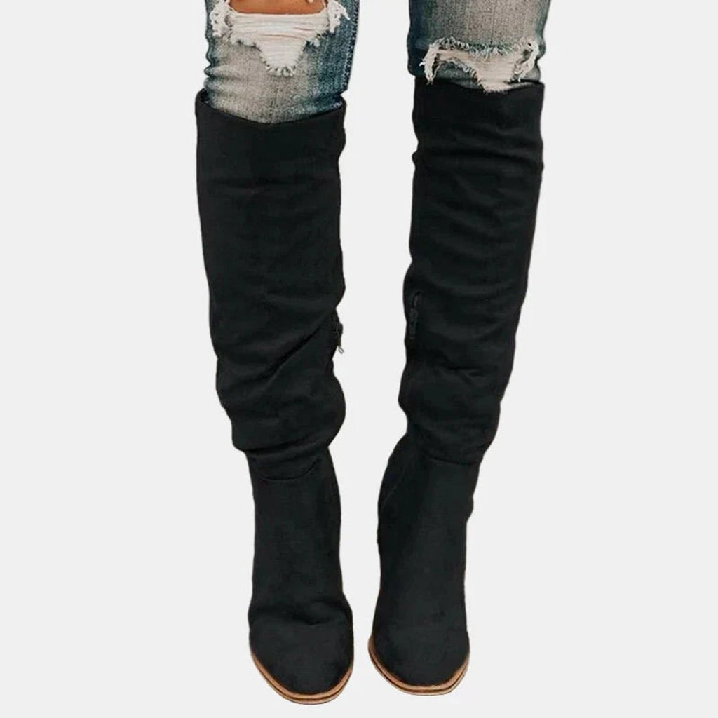 Ophelia™ | Over The Knee Block Heel Boots