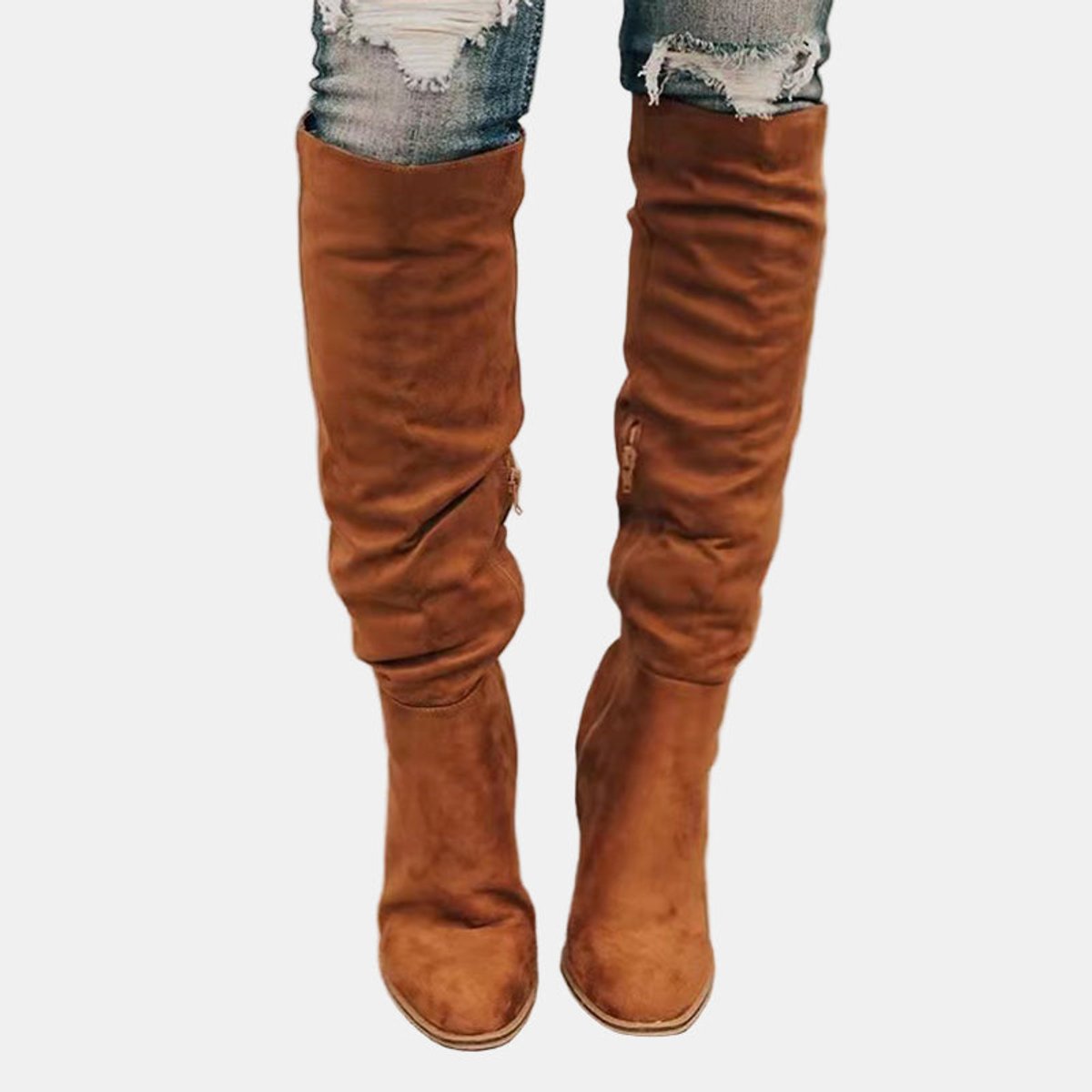 Ophelia™ | Over The Knee Block Heel Boots