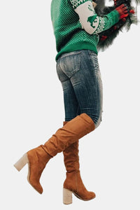 Ophelia™ | Over The Knee Block Heel Boots