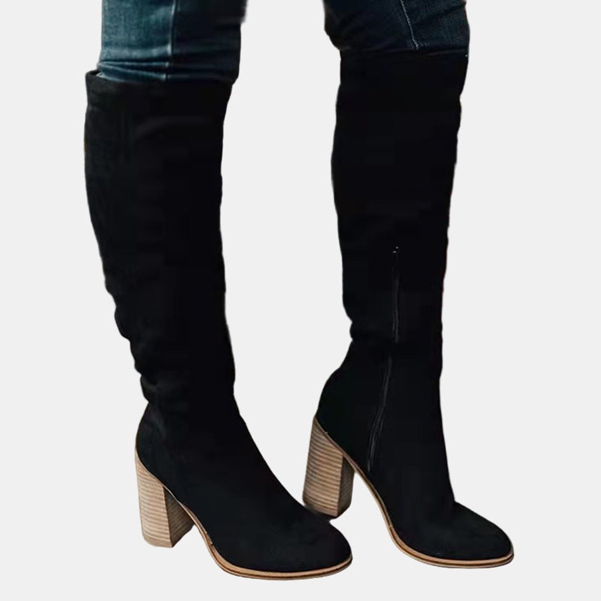 Ophelia™ | Over The Knee Block Heel Boots