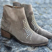 Estelle™ | Studded Western Ankle Boots