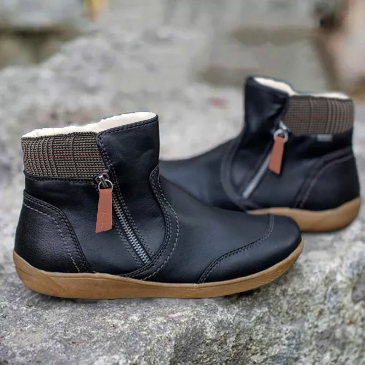 Bethany™ | Side Zip Comfort Ankle Boots