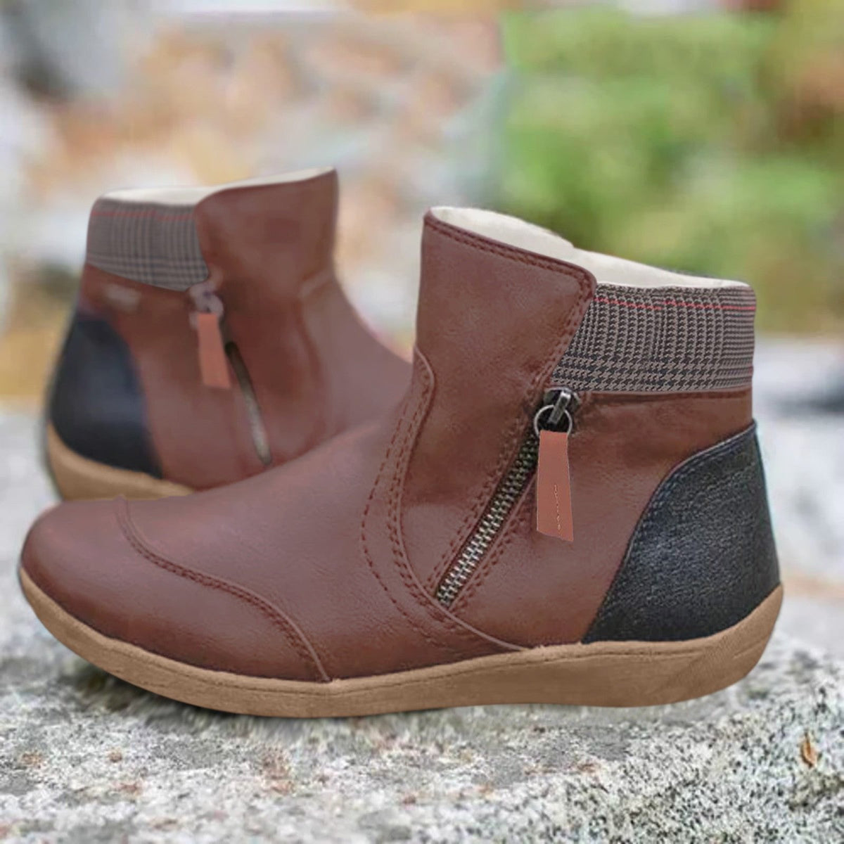 Bethany™ | Side Zip Comfort Ankle Boots