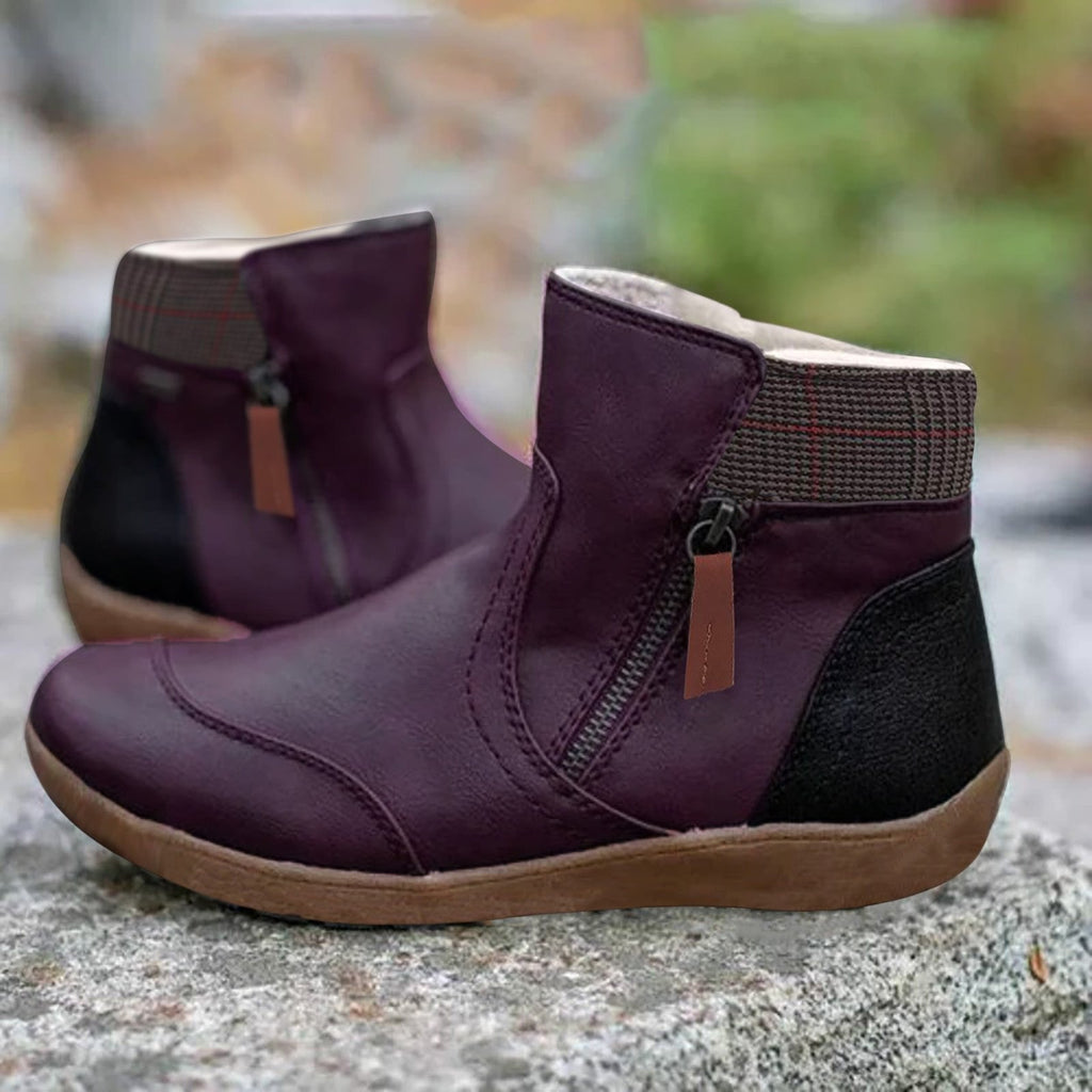 Bethany™ | Side Zip Comfort Ankle Boots