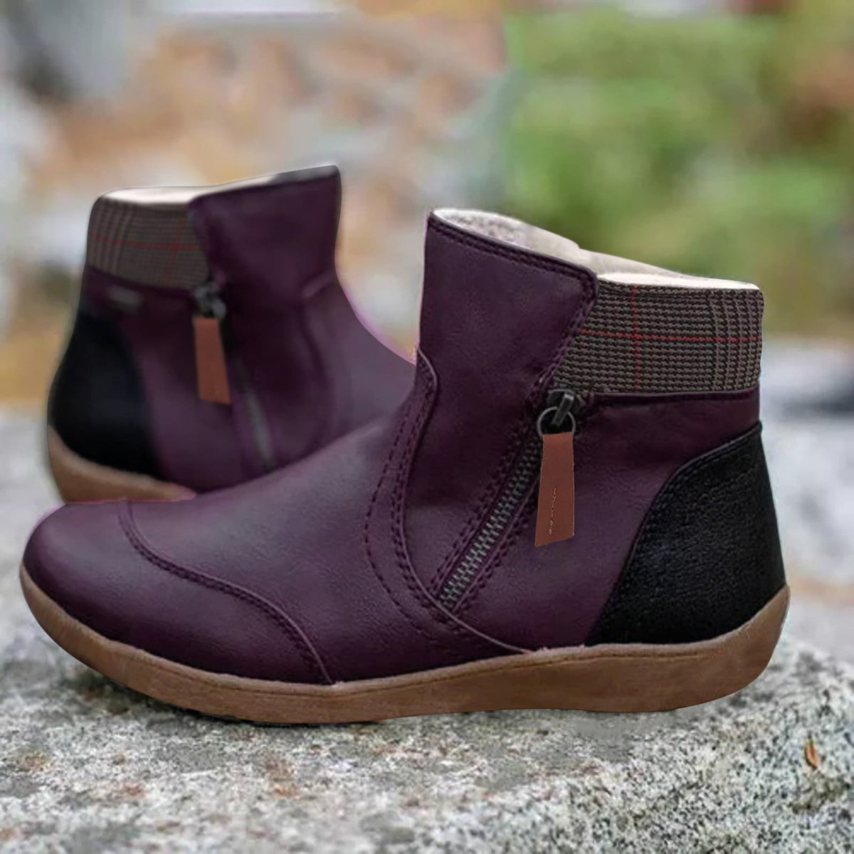 Bethany™ | Side Zip Comfort Ankle Boots