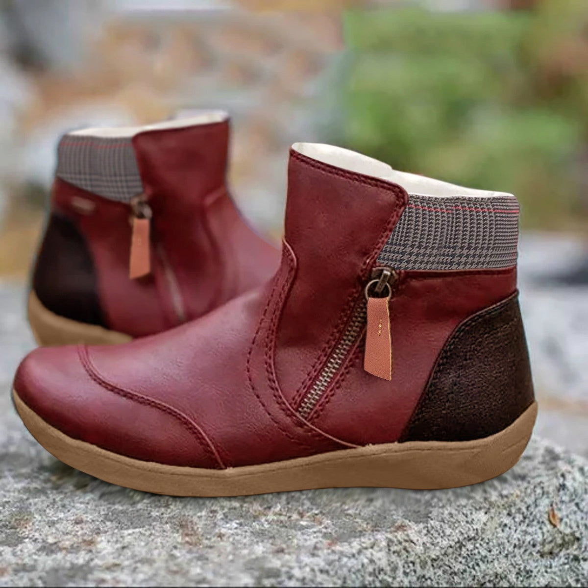 Bethany™ | Side Zip Comfort Ankle Boots