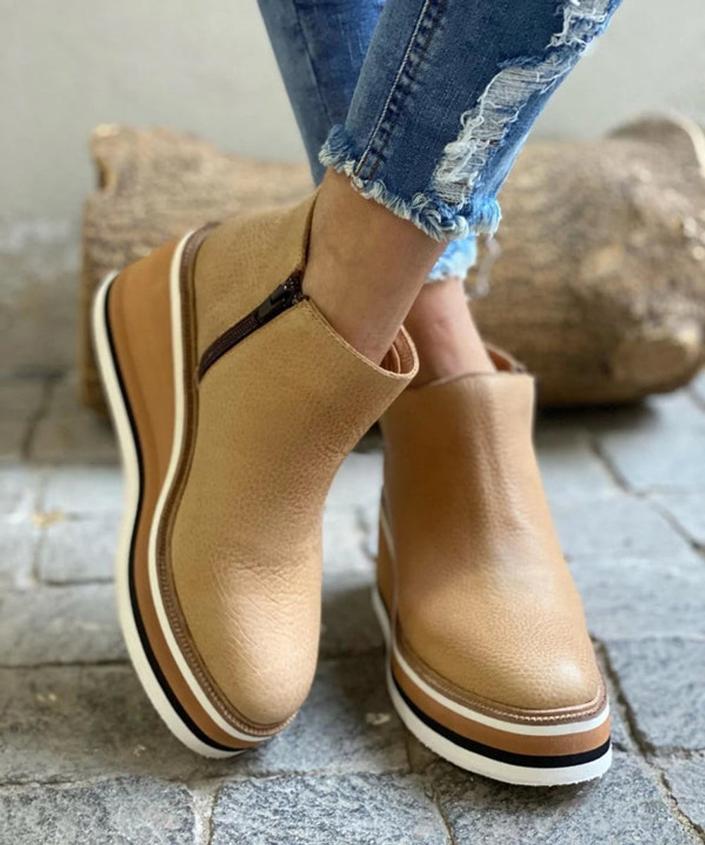 Quinn™ | Wedge Platform Ankle Boots
