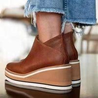 Quinn™ | Wedge Platform Ankle Boots