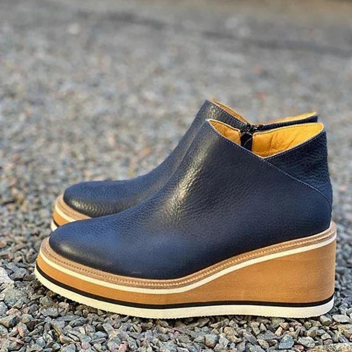 Quinn™ | Wedge Platform Ankle Boots