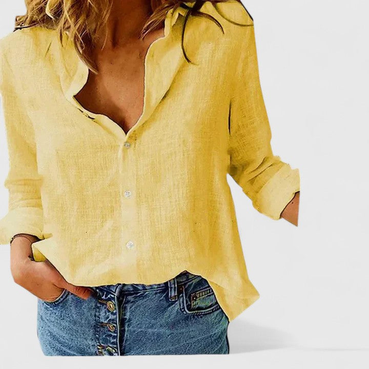 Elena™ | Chic Blouse for Office & Evening Wear
